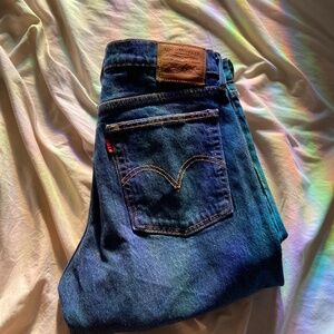 High waisted jeans